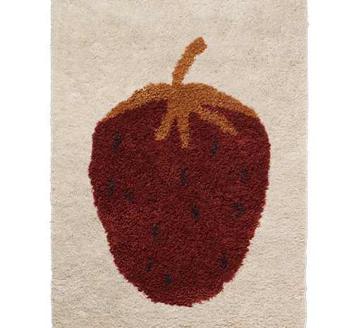Ковер Fruitikana Tufted Rug S Strawberry Ferm Living, стоимость 23 600 руб.  Фотография 1