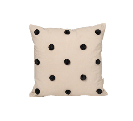 Подушка Dot Tufted Sand/Black Ferm Living, стоимость 9 600 руб.  Фотография 3