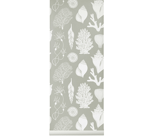 Обои Katie Scott Shells Aqua Ferm Living, стоимость 11 900 руб. 