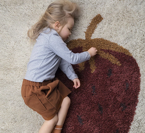 Ковер Fruitikana Tufted Rug S Strawberry Ferm Living, стоимость 23 600 руб.  Фотография 2