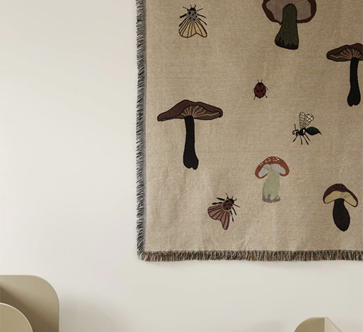 Коврик Forest Trapersty Blanket Sand Ferm Living, стоимость 16 200 руб.  Фотография 3