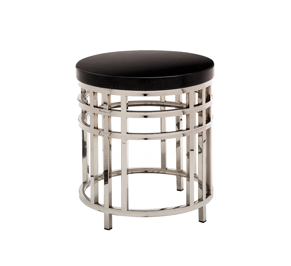 Приставной столик GEOMETRIC Black Round Andrew Martin, стоимость 240 000 руб. 