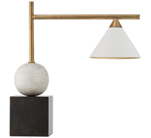 Настольная лампа CLEO White