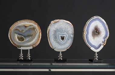 Аметист и агат в коллекции интерьерных аксессуаров Giuliano Tincani