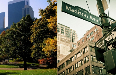 New York — город контрастов. Новые обои Sandberg