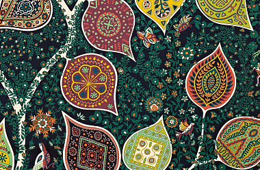 По древним дорогам Великого чайного пути.  Новые ткани и обои Hermes